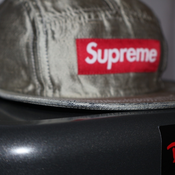 Supreme Khaki Cap with Red Logo - Picture 7 of 10